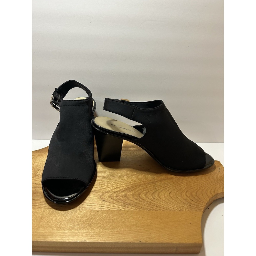 Bandolino Juda Women's Shoes Size 9M Black Fabric Sandals EUC